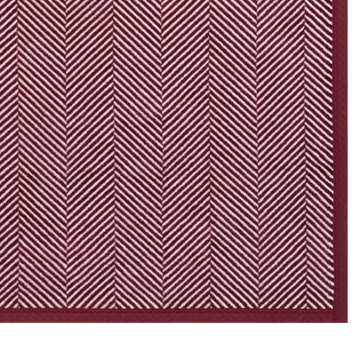 Harborview Herringbone Maroon Blanket