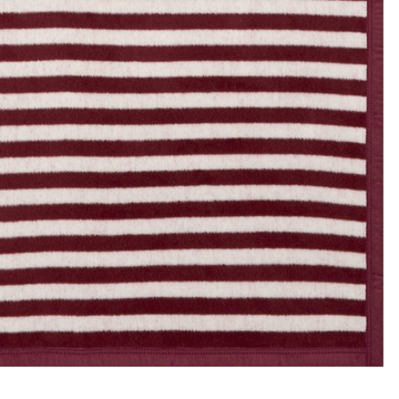 Sideline Stripe Maroon Midi Blanket