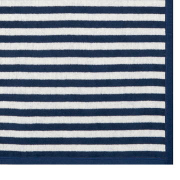 Sideline Stripe Navy Midi Blanket