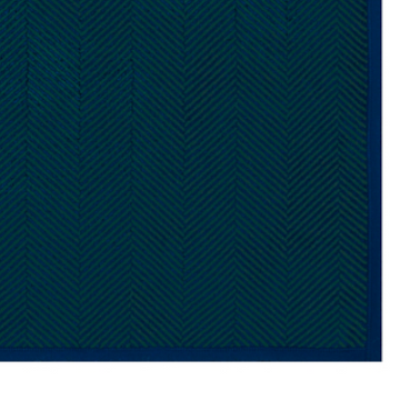 Harborview Herringbone Blue Spruce Blanket