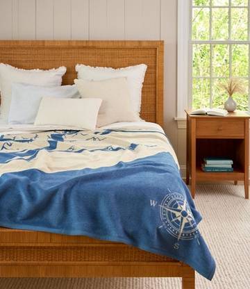 Hilton Head Island Map Blanket