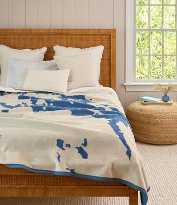 Lake Winnipesaukee Map Blanket