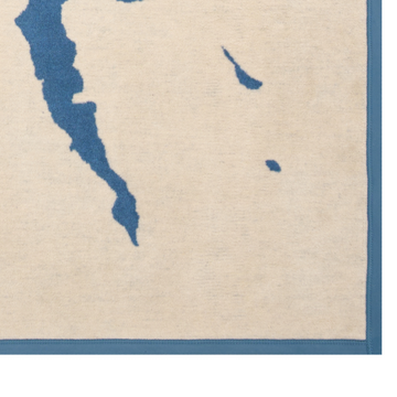 Lake Winnipesaukee Map Blanket