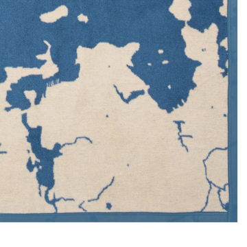 Boston Harbor Map Blanket