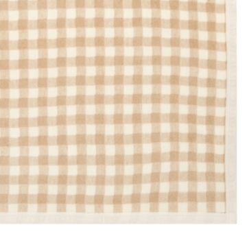 Gingham Wheat Midi Blanket