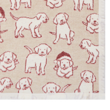 Santa Puppies Mini Blanket