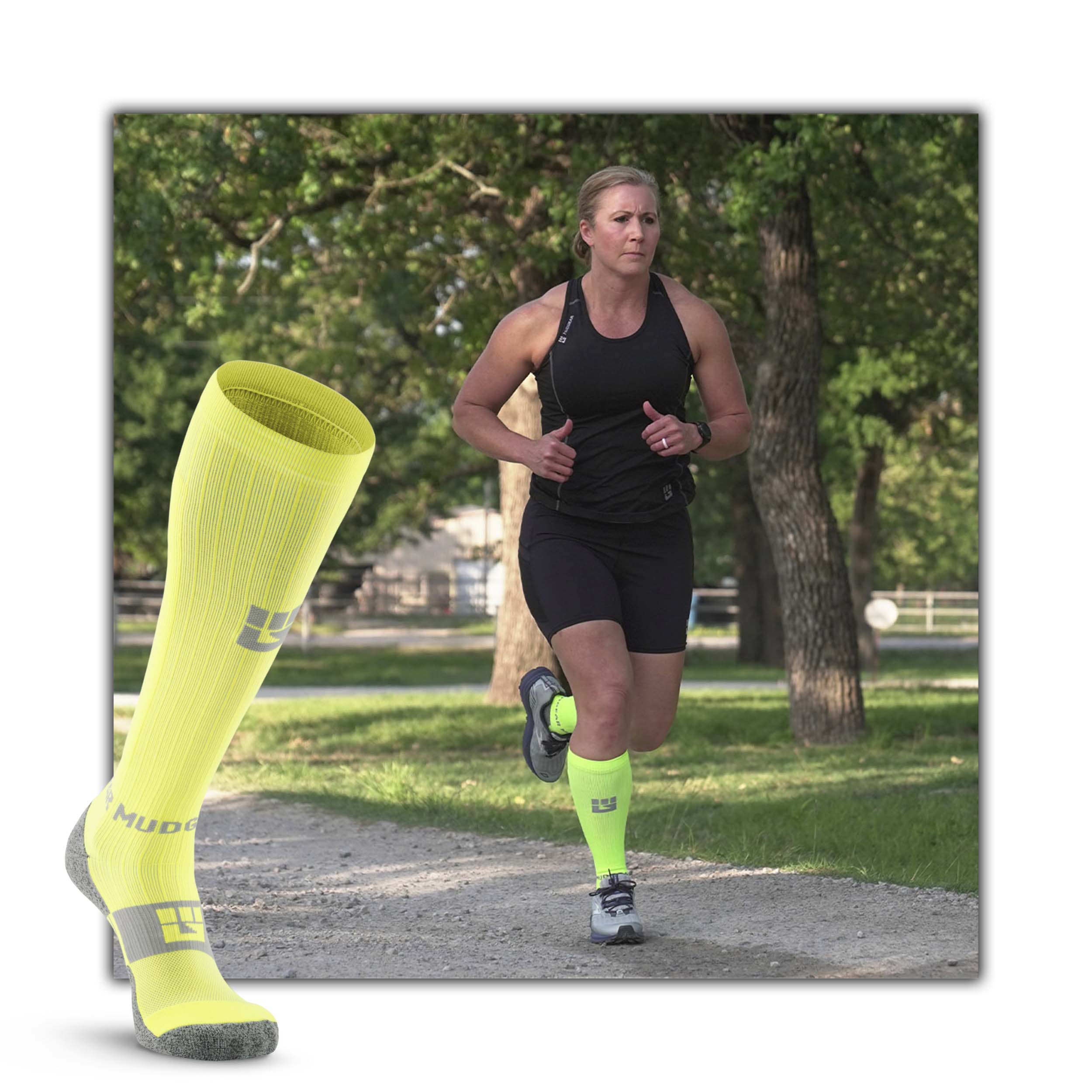Extreme Fit Glow In The Dark Sport Compression Socks - Knee High  Performance Socks - 3 Pair : Target