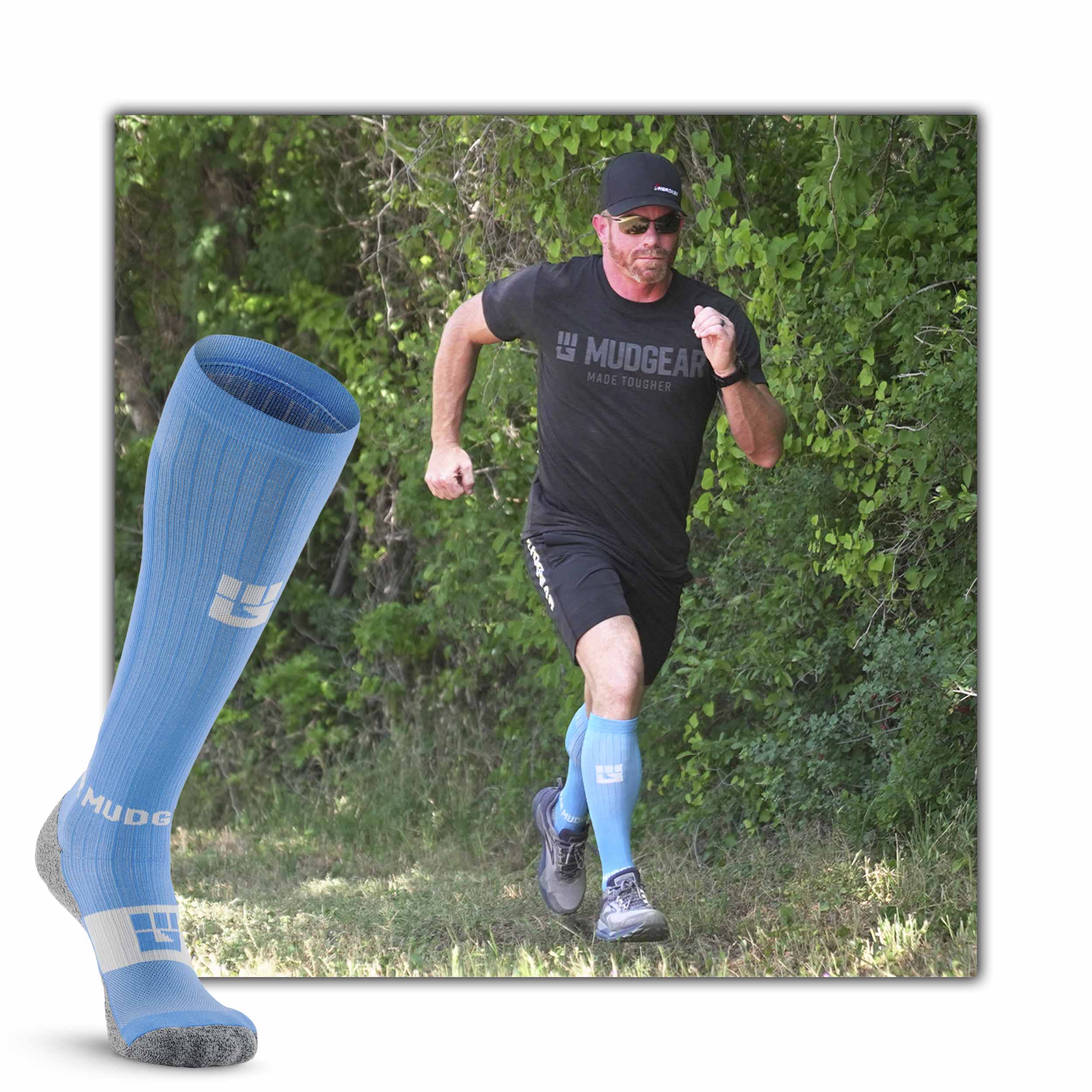 running with compression socks