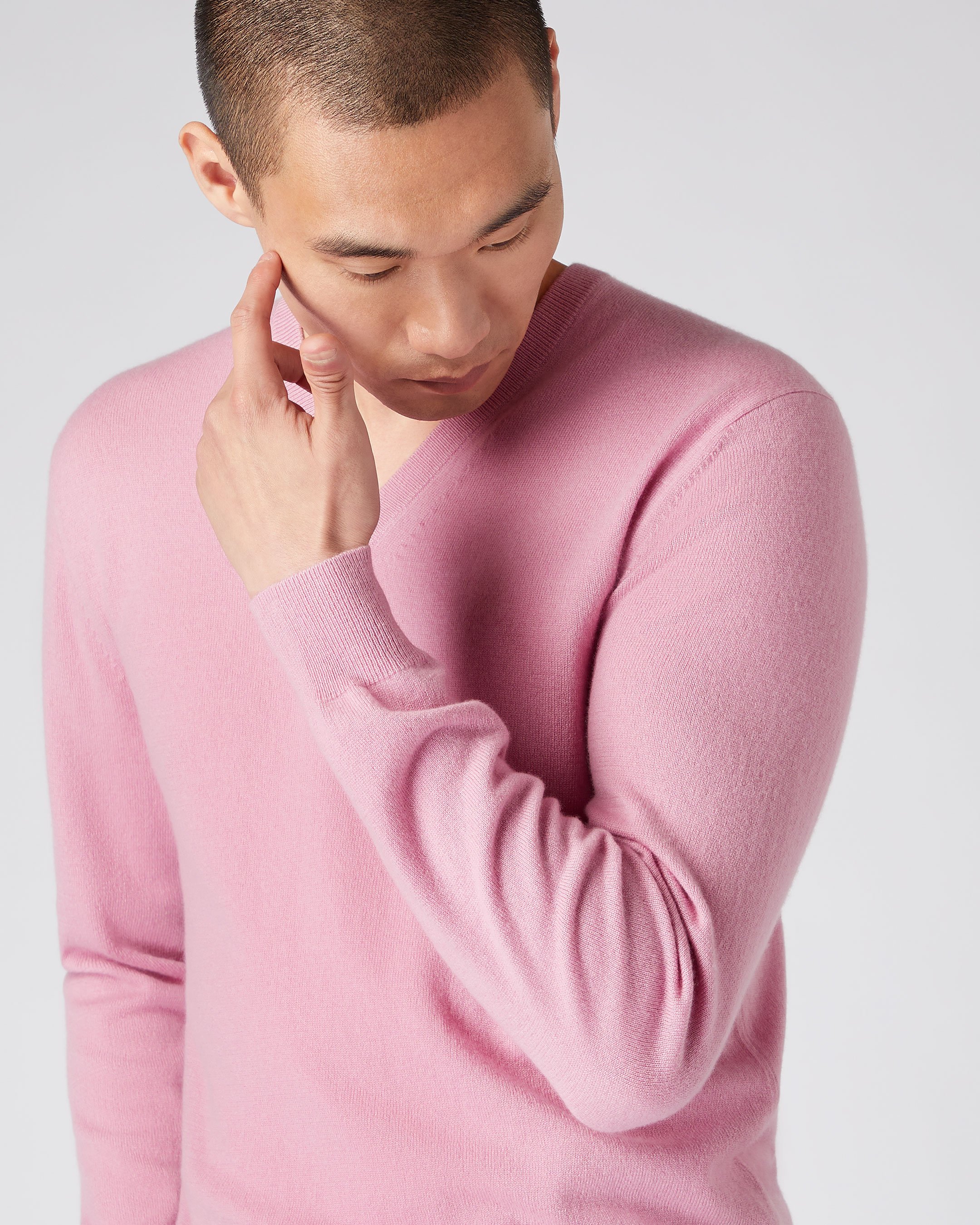 Mens hot outlet pink sweater