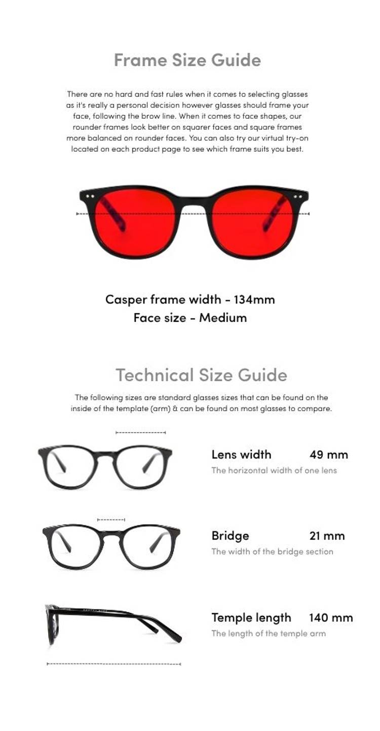 Casper Blue Light Blocking Glasses - Black
