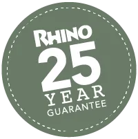 Rhino 25 Year Guarantee Roundel