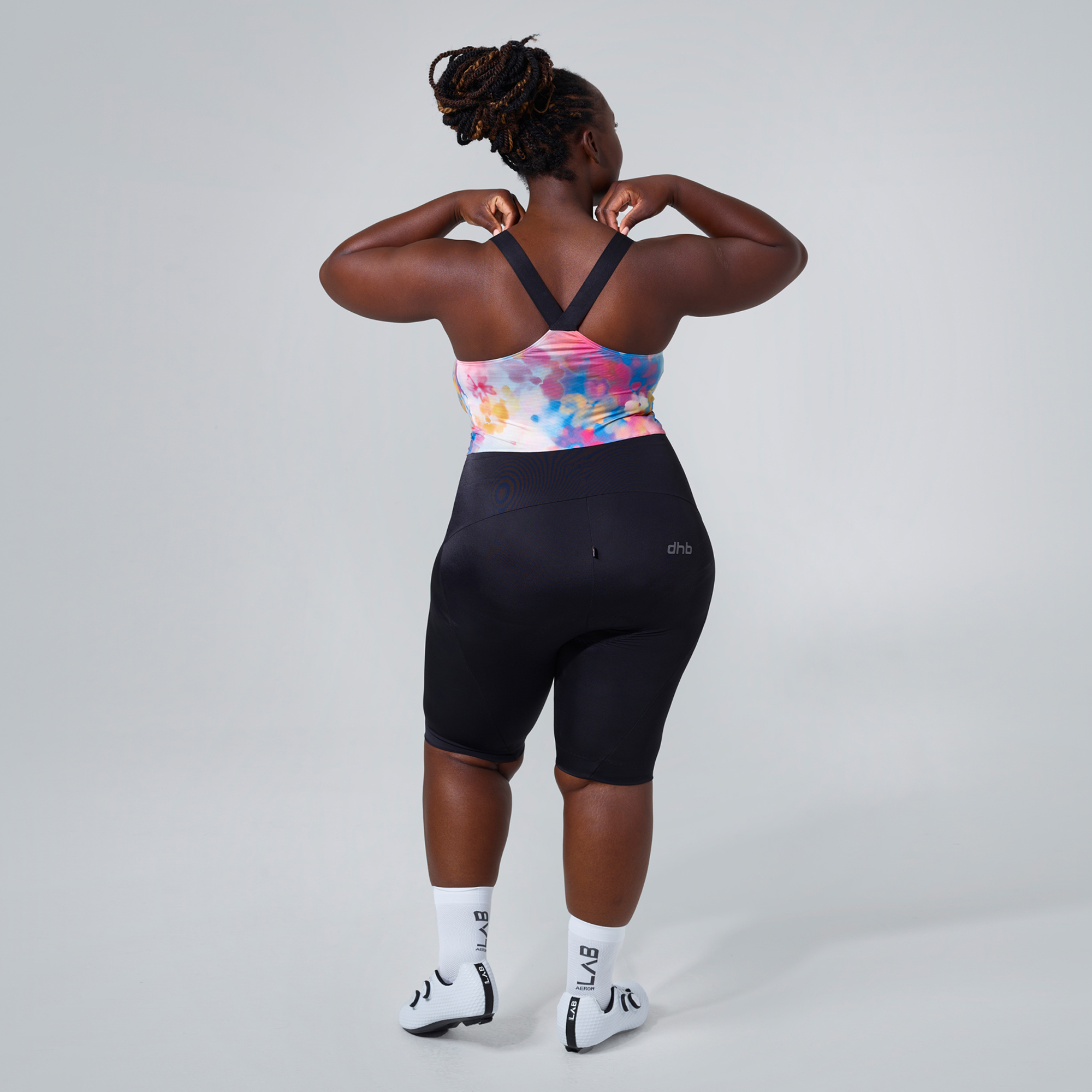 dhb Moda Women's High Cut Cycling Bib Shorts (Lantana) – dhb