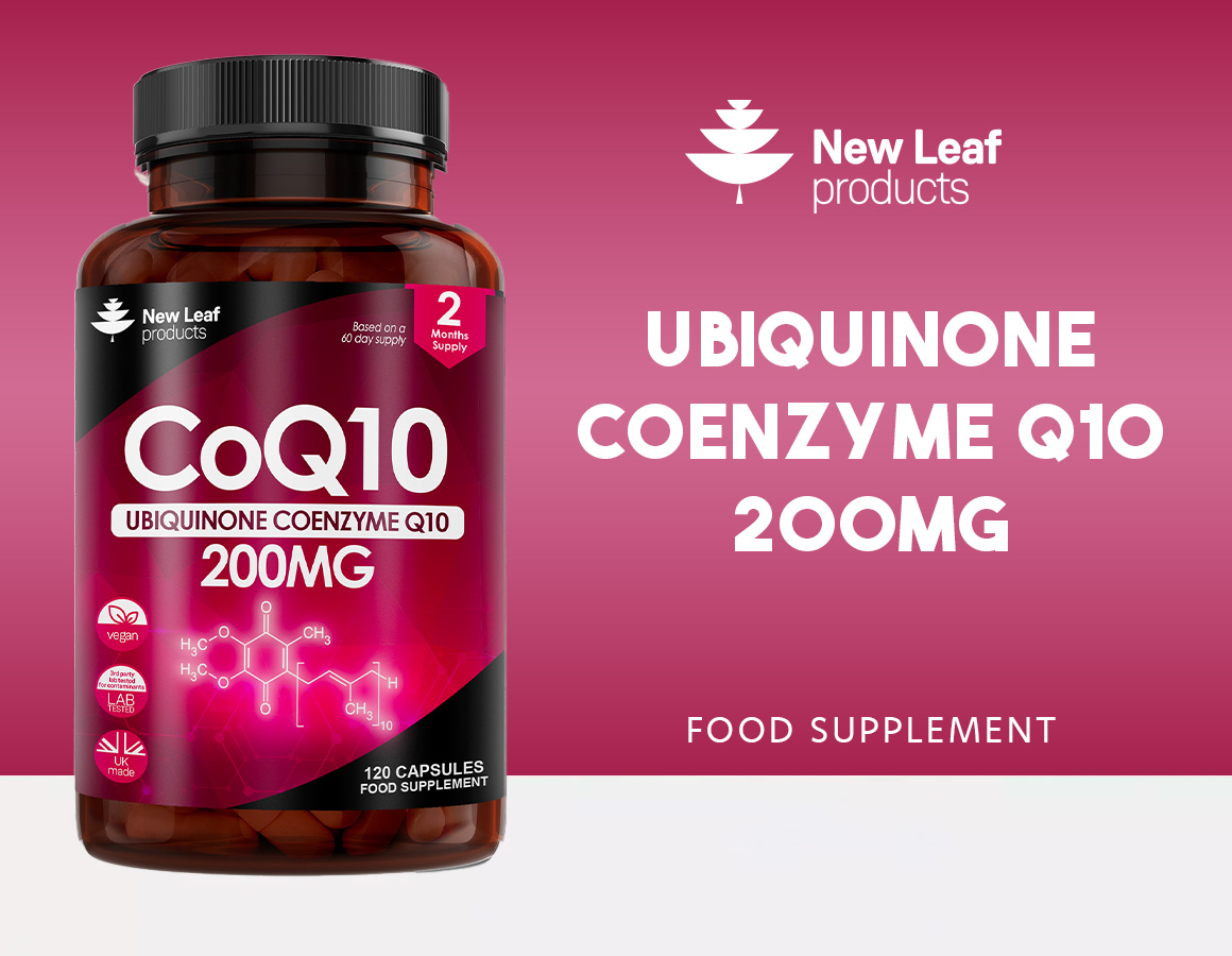 Coenzyme Q10 300mg- High Potency Naturally Fermented Ubiquinone High Absorption | CoQ10 Powerful Antioxidant | No Synthetic Additives | GMP Certified | 90 Capsules | Buy Now With Express International Delivery