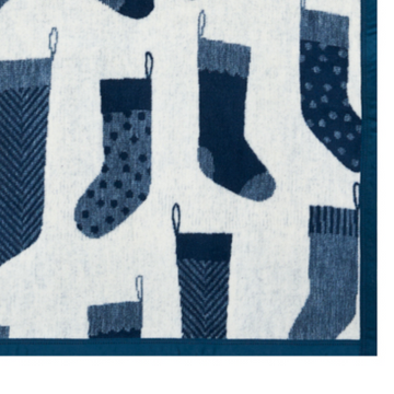 Santa's Stockings Midi Blanket