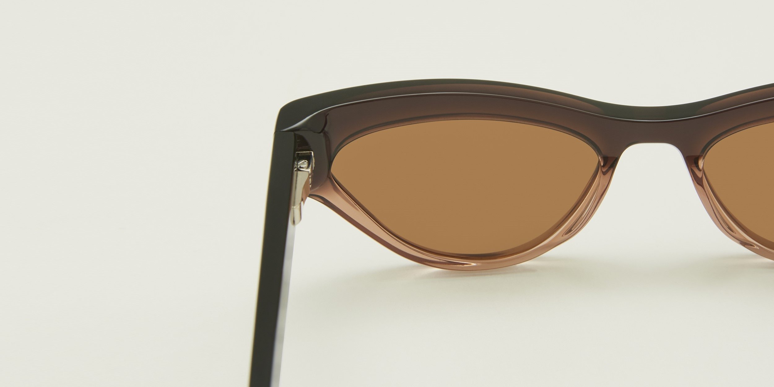 Photo Details of Marion Sun Gradient Brown Sun Glasses in a room