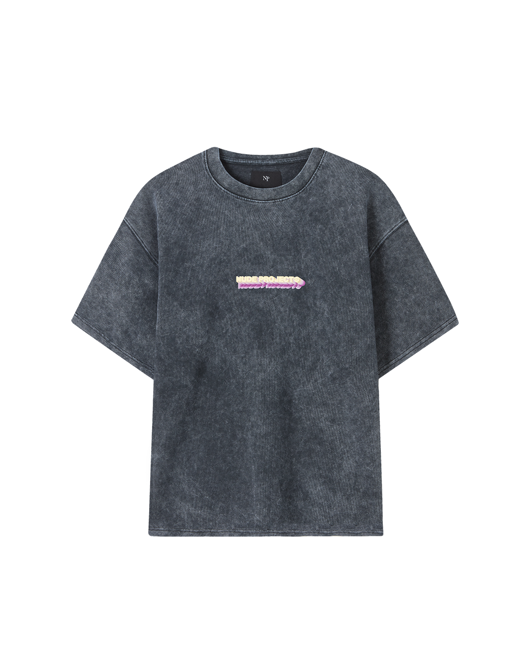 CAN&rsquo;T RAP TEE WASHED STONE – NUDE PROJECT