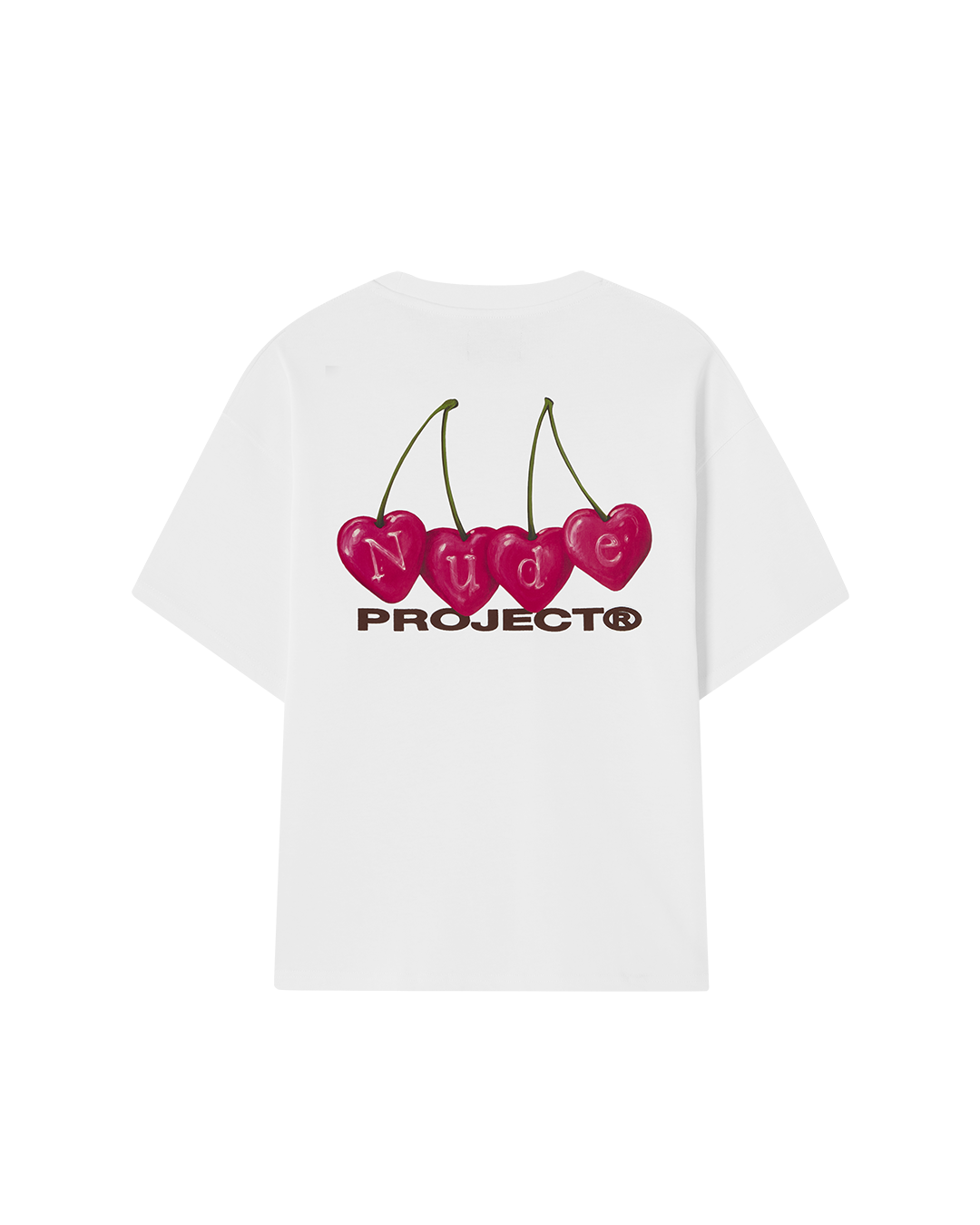 CHERRY TEE WHITE – NUDE PROJECT