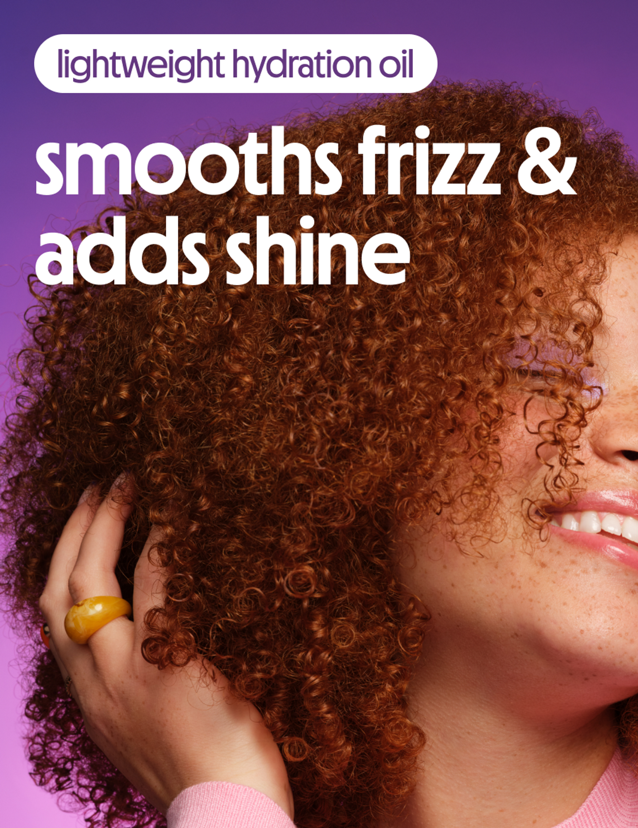 lightweight hydration oil smooths frizz and adds shine