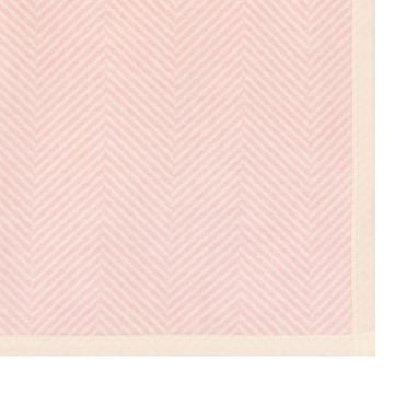 Harborview Herringbone Ballet Pink Mini Blanket