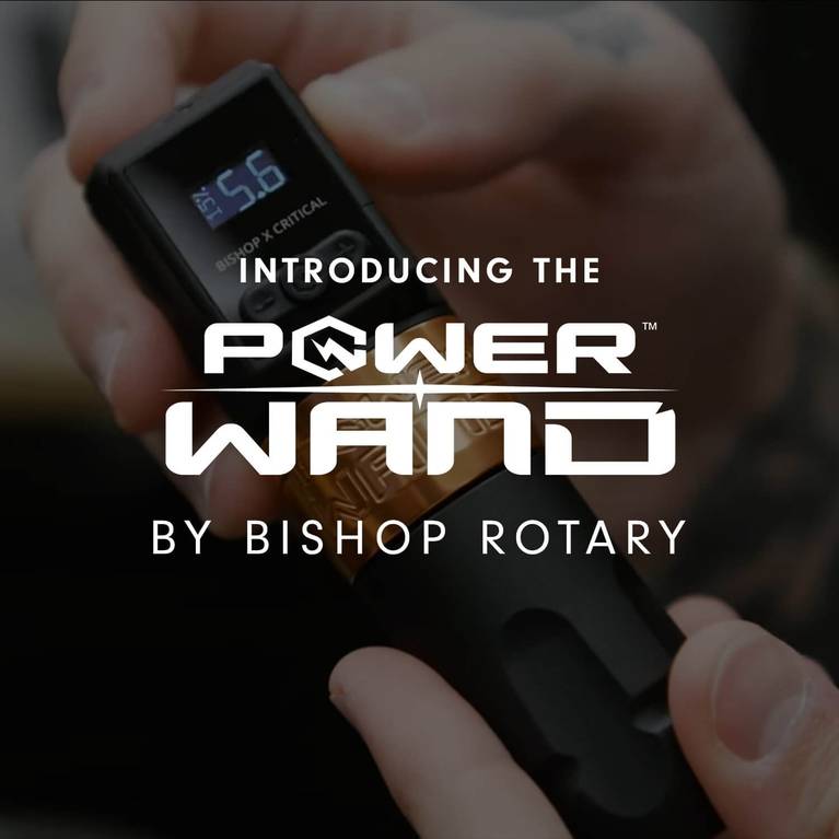Person holding the Power Wand by Bishop Rotary with digital display.