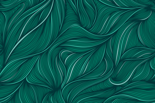 Overlapping dark green leaves pattern - vaginismus guide