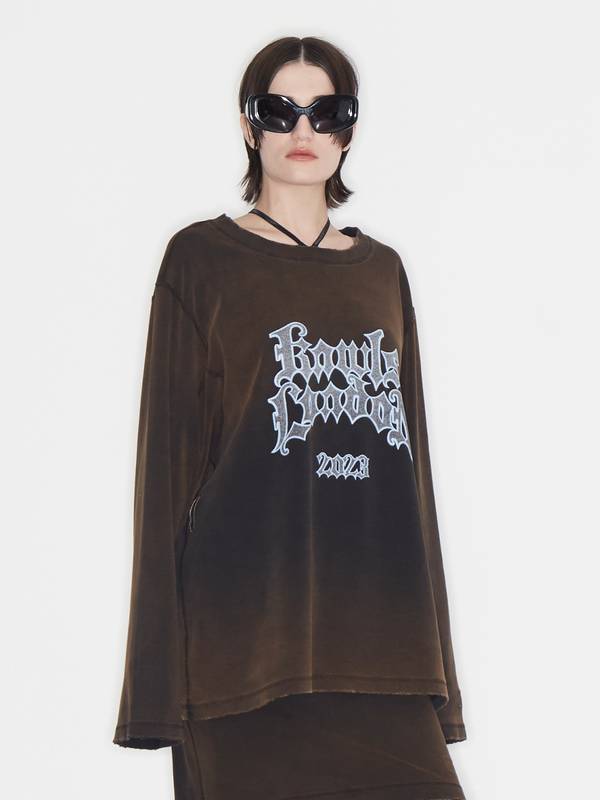 CRNG Longsleeve Tee Darkwash