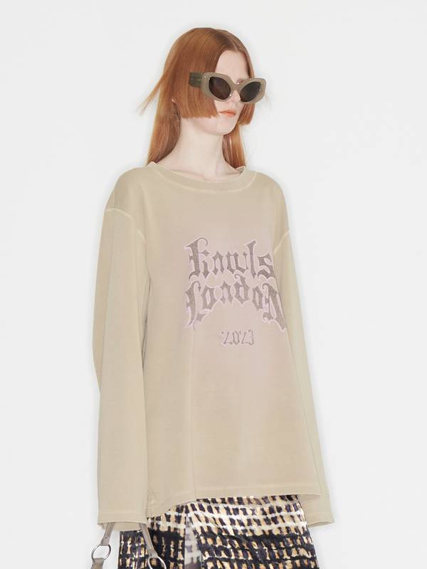 CRNG Longsleeve Tee Greige