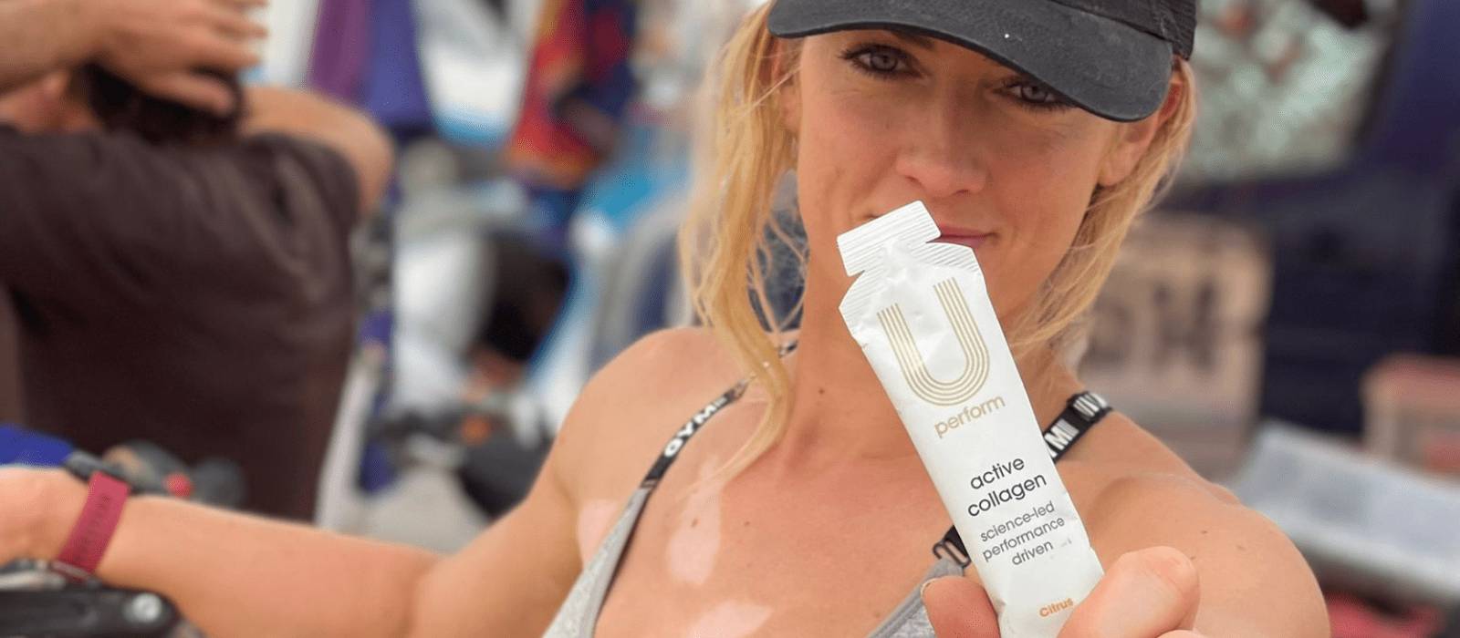 U Perform Active Collagen liquid gel supplement is the product of choice for Vanessa Ruck aka @thegirlonabike