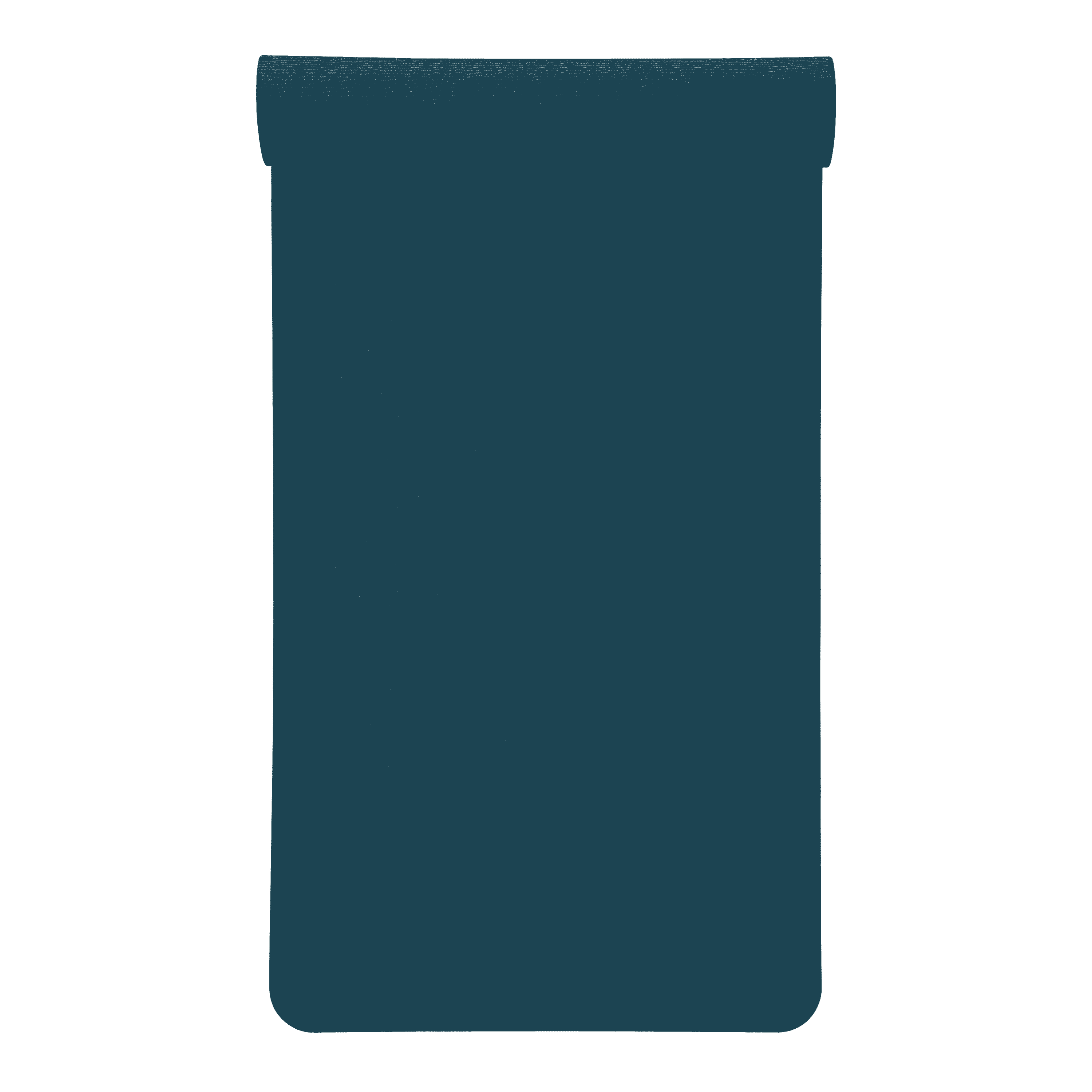 Top-down view of the retrospec Zuma Yoga Mat surface in Ocean Blue, featuring an all-over wave and petal embossed grip pattern.