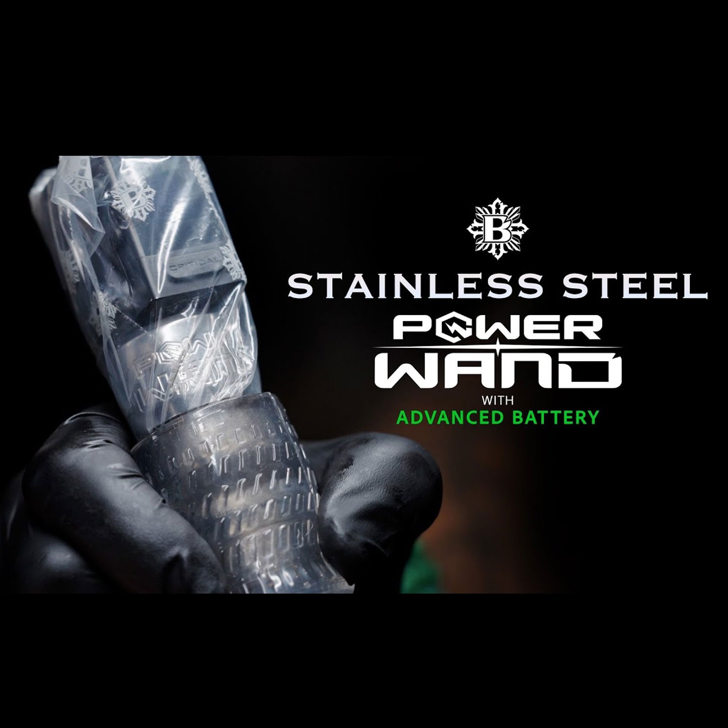 Bishop Power Wand Full Set Stainless Steel Packer Tattoo Machine
