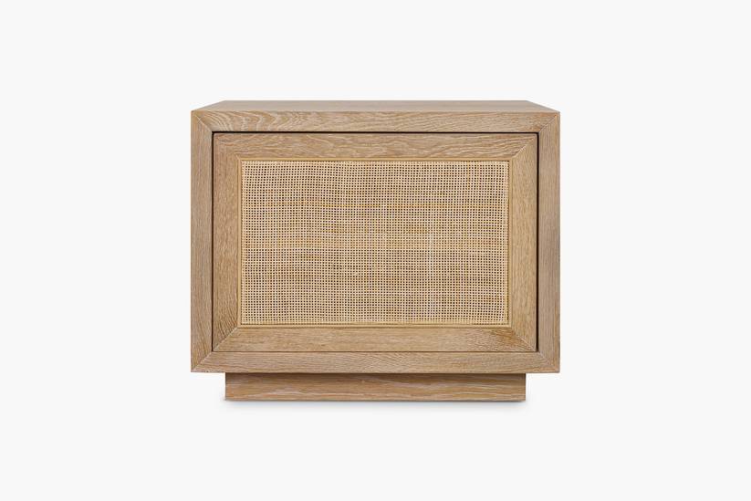 Washed Oak Bosca Bedside Table