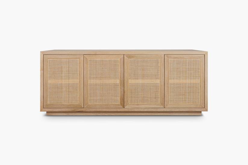 Washed Oak Bosca 4 Door Buffet