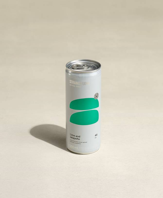 Lime & Jalapeno Lo-Cal Soda 330ml Cans x24