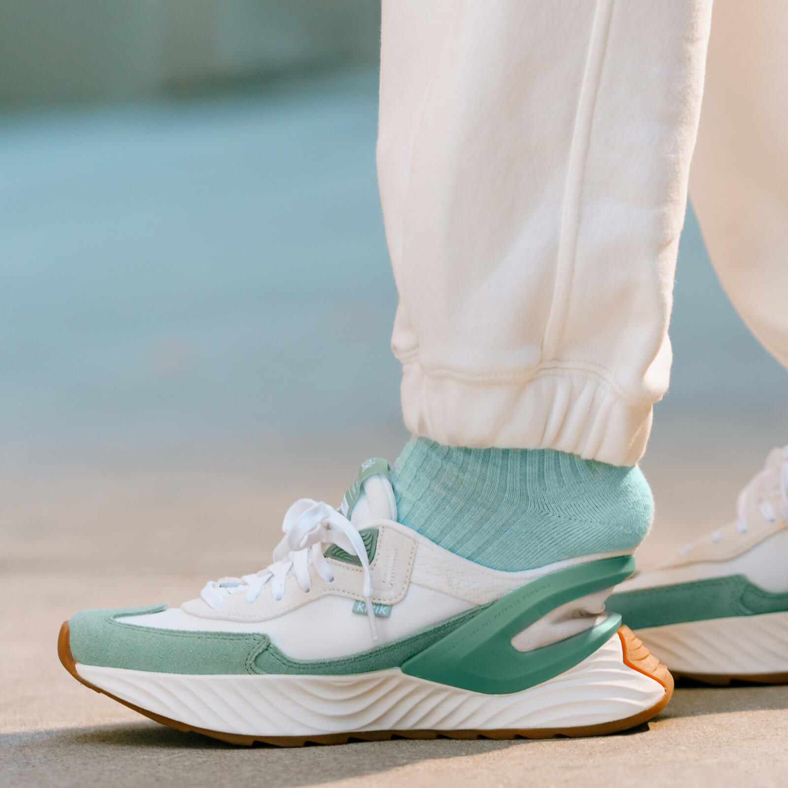 Women's Monaco - White/Iceberg Green