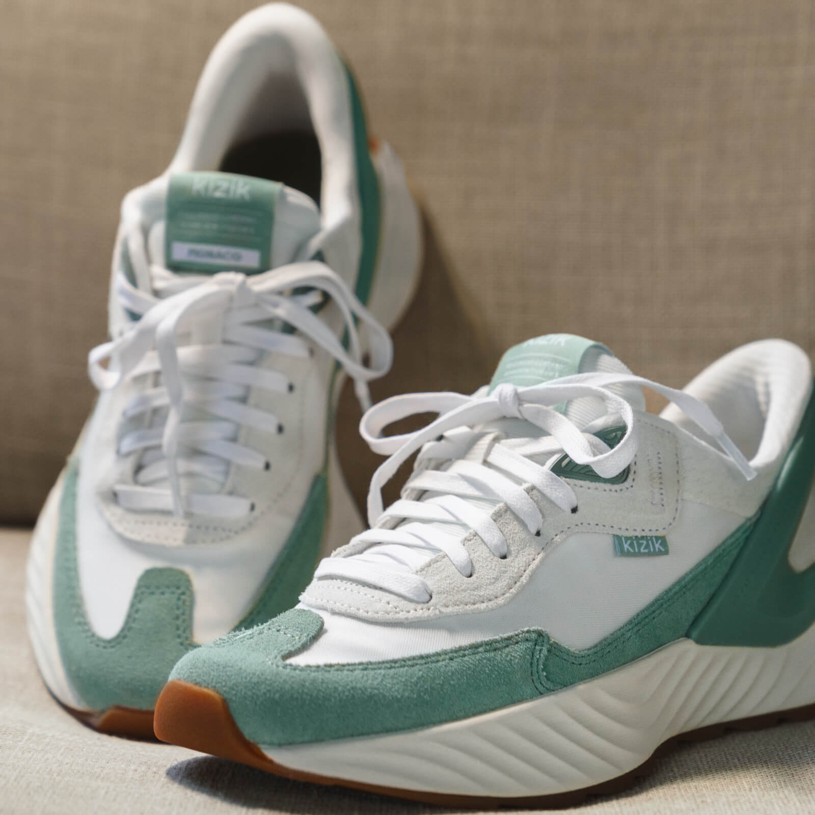 Women's Monaco - White/Iceberg Green