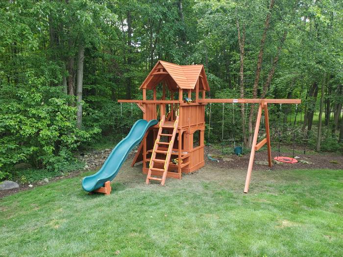 Swing Sets Medina, OH Woodplay Playsets Woodplay