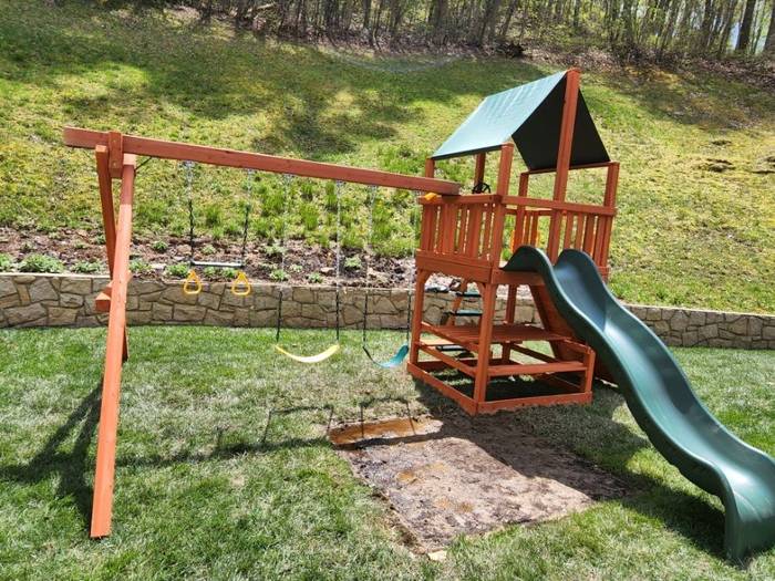 Swing Sets Charleston, WV Woodplay Playsets Woodplay