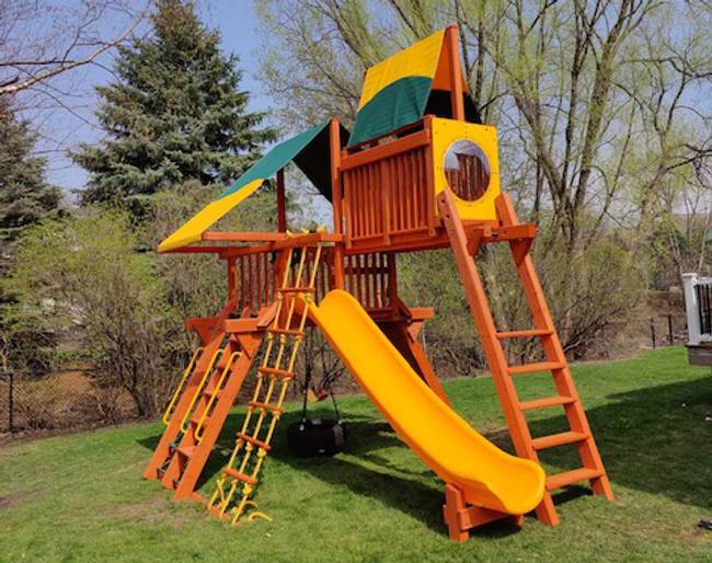 Swing Sets Burnsville, MN Woodplay Playsets Woodplay