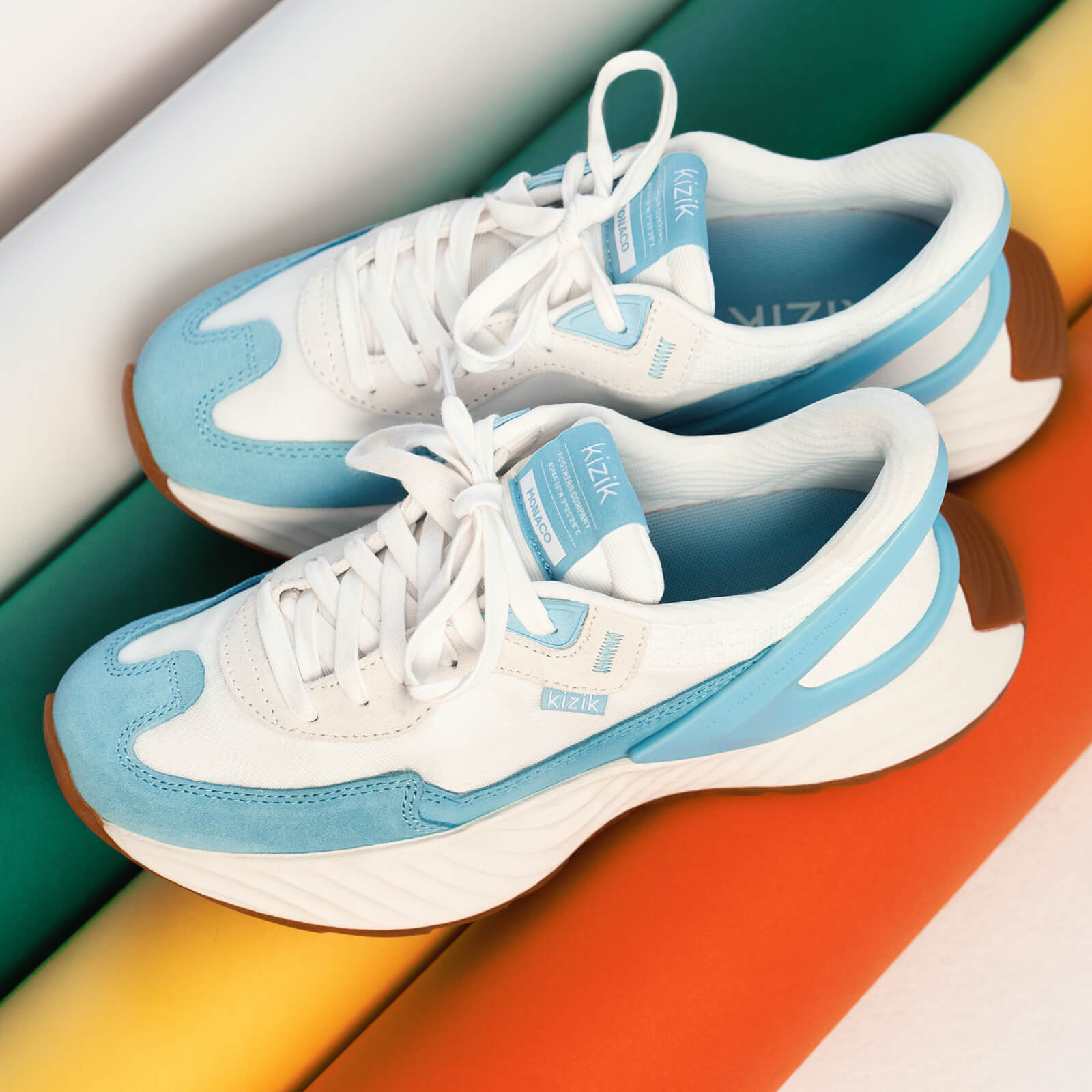Women's Monaco - White/Gulf Stream