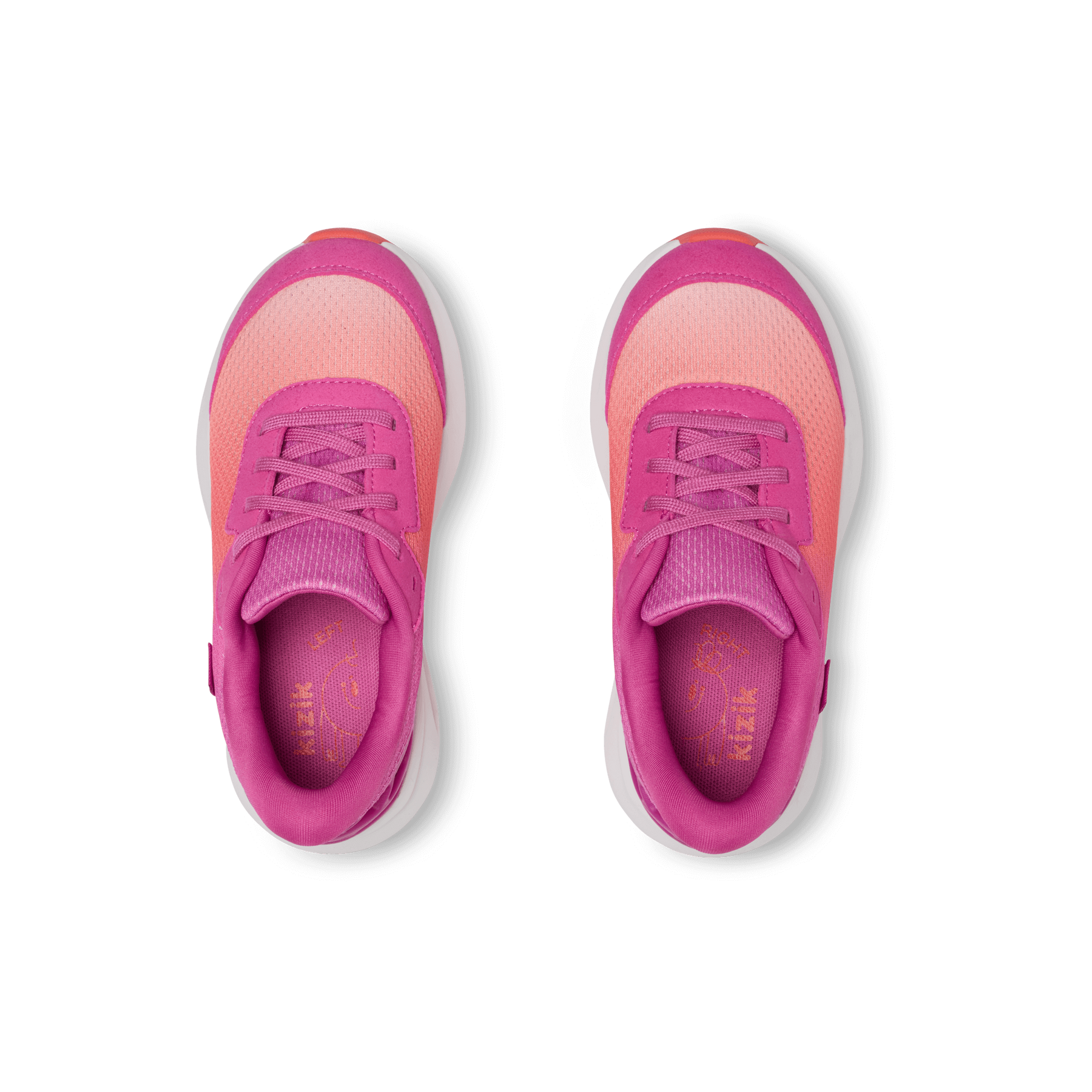 Little Kid Athens 2 - Fiery Coral/Rose Violet – Kizik