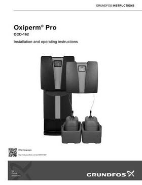 Oxiperm Pro, OCD-162 (I & O instructions)
