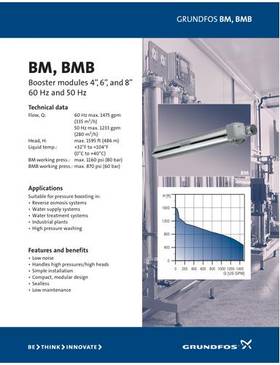 BM, BMB (Booster modules 4", 6", and 8") (Product brochure)