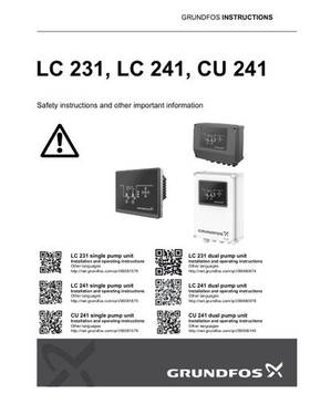 LC 231, LC 241, CU 241 (Safety instructions)