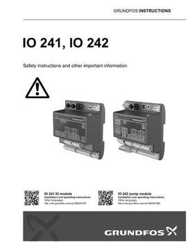 IO 241, IO 242 (Safety instructions)