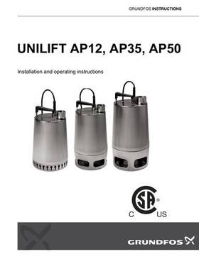 Unilift AP12, AP35, AP50 (Installation and operating instructions)