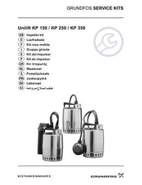 Unilift KP 150, KP 250, KP 350 (Service kit instruction)