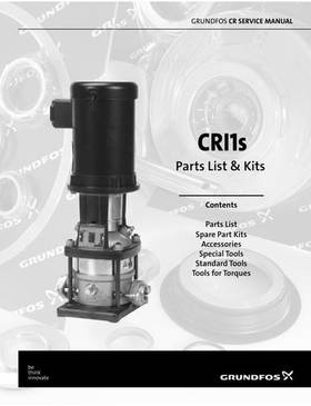 CRI1s (Service Manual - Parts List & Kits)