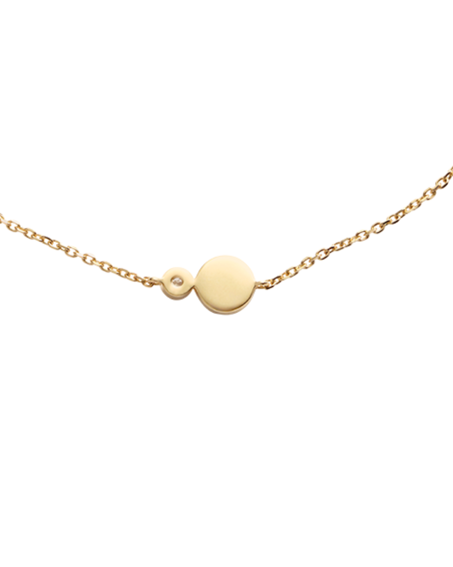 EVERLAST DIAMOND ENGRAVABLE BRACELET (9K GOLD)