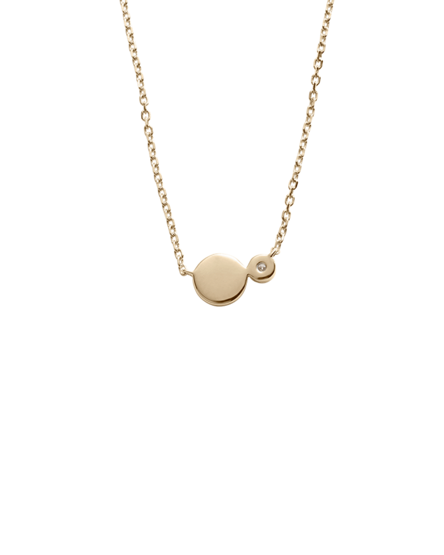 EVERLAST DIAMOND ENGRAVABLE NECKLACE (9K GOLD)