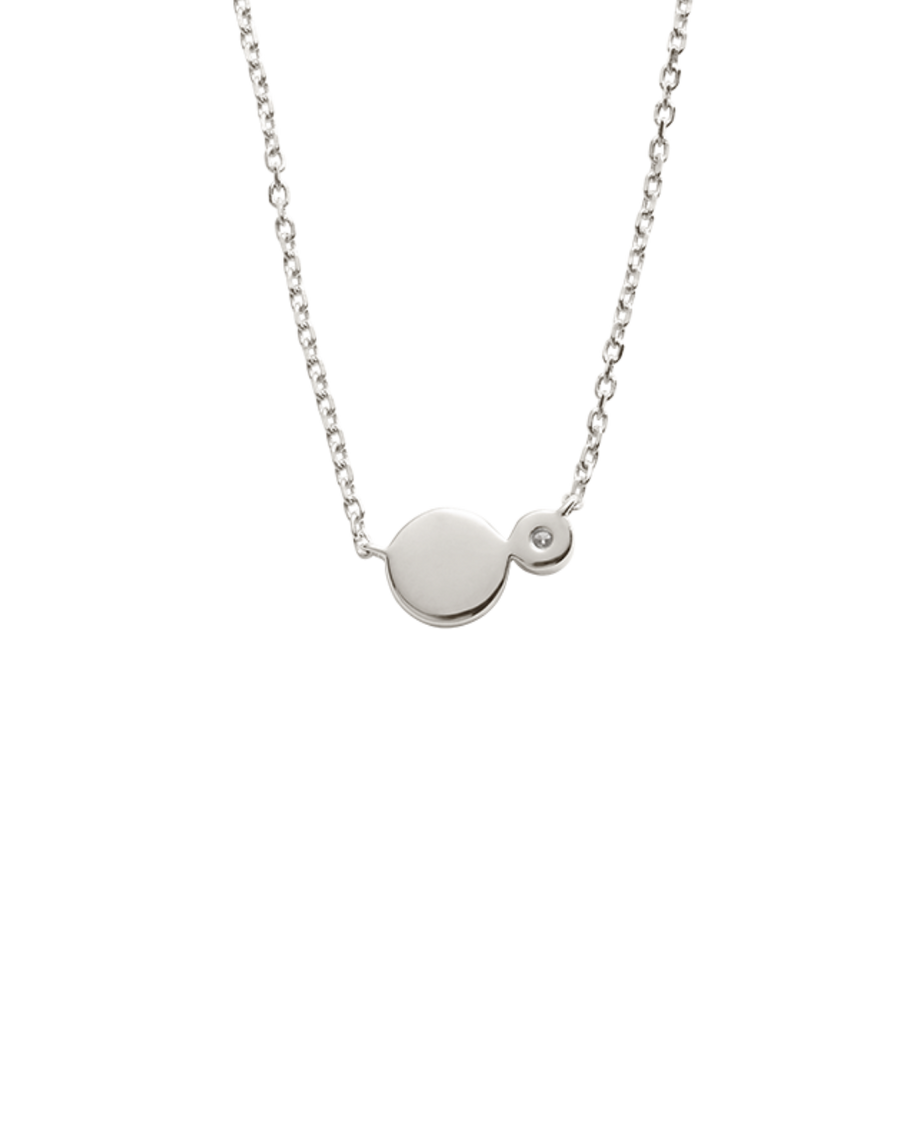 EVERLAST DIAMOND ENGRAVABLE NECKLACE (STERLING SILVER)